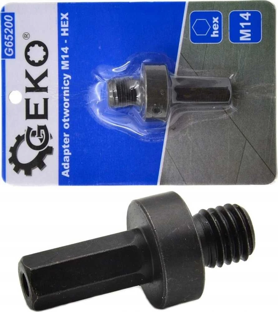 Grąžtas Geko adapteris atidarytuvams M14 - HEX (100)