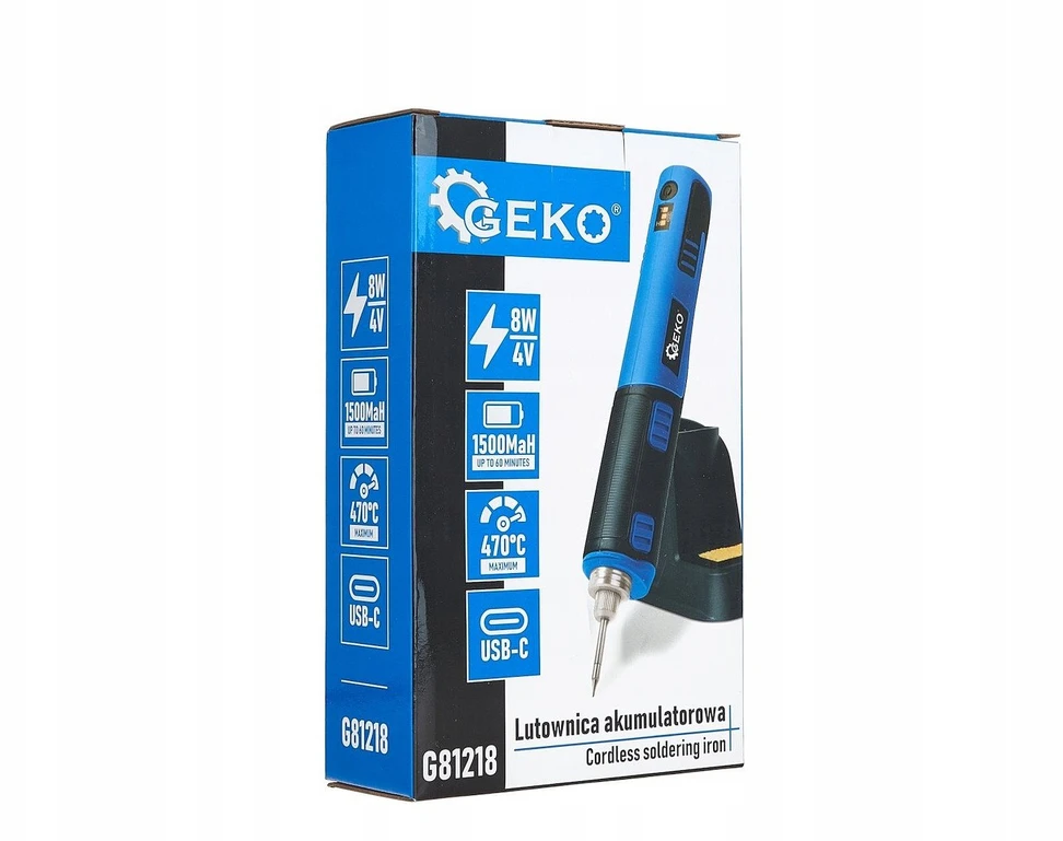 „Geko“ belaidis lituoklis 4V 1500mAh 8W (20)