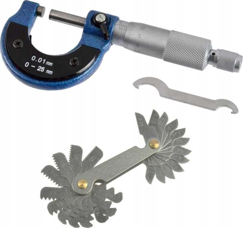 Geko Mikrometras 0-25mm 0.01mm