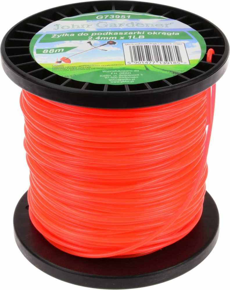 Geko Apvalus žoliapjovės valas 2,4 mm x 1 LB (27)