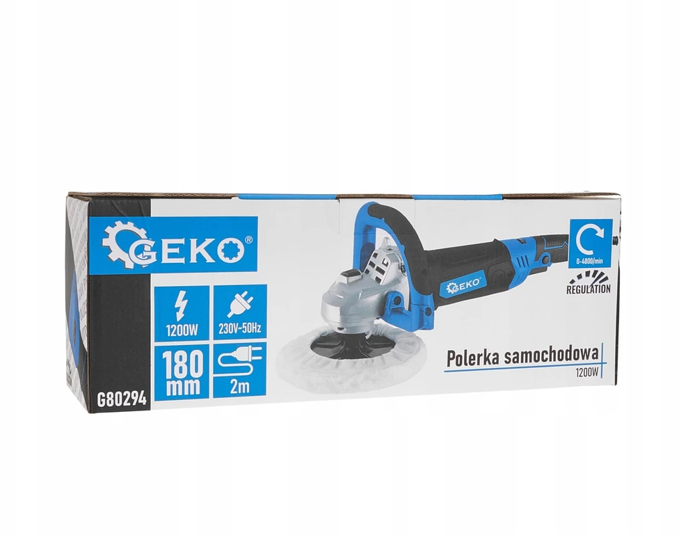 Geko Automobilio poliravimo mašina 1200W 180mm (4)