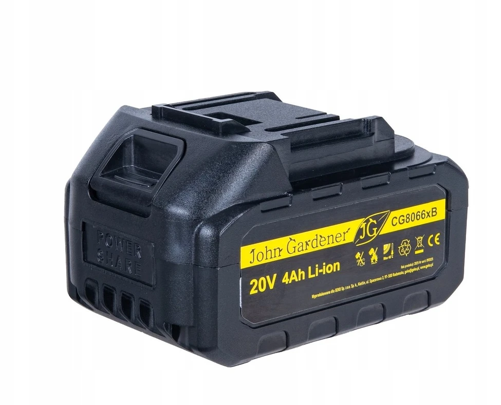 Geko Baterija 4.0Ah 20V akumuliatoriniams įrankiams G8066x (1)