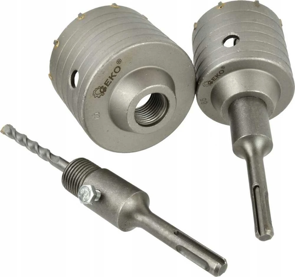 Geko Betono pjaustytuvų rinkinys 65+80 mm SDS(10)