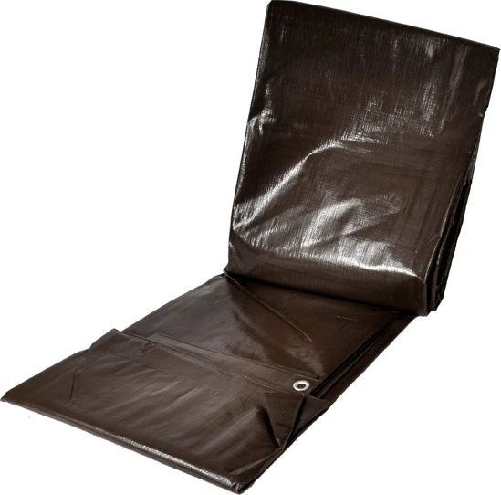Geko brezentas Brezentas 6x12m ypač storas/rudas 200G (1)