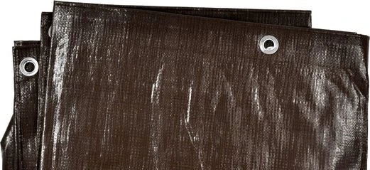 Geko brezentas Brezentas 6x12m ypač storas/rudas 200G (1)