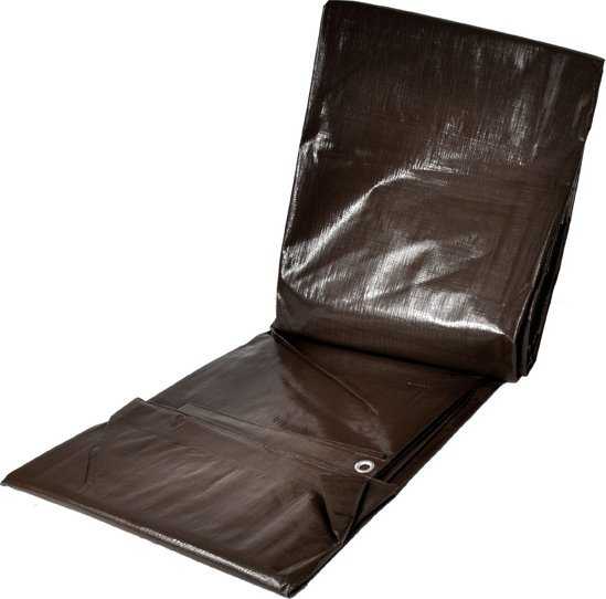 Geko brezentas ypač storas/rudas 200 g 2 x 3 m