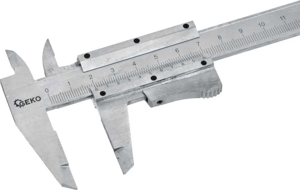 Geko Caliper 150mmx0.02 GEKO, automatinis blokavimas/medinis/ (50)