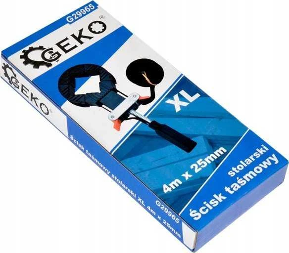 Geko Dailidės juostos spaustukas 4 m x 2,5 cm XL (30)