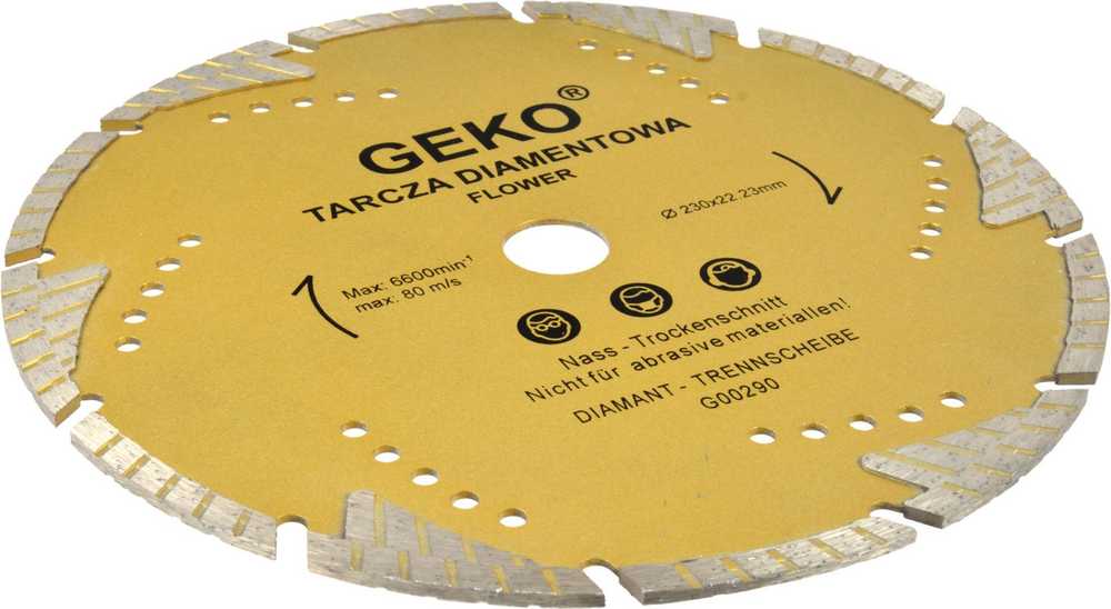 Geko tarcza diamentowa 230mm ''flower'' (G00290)