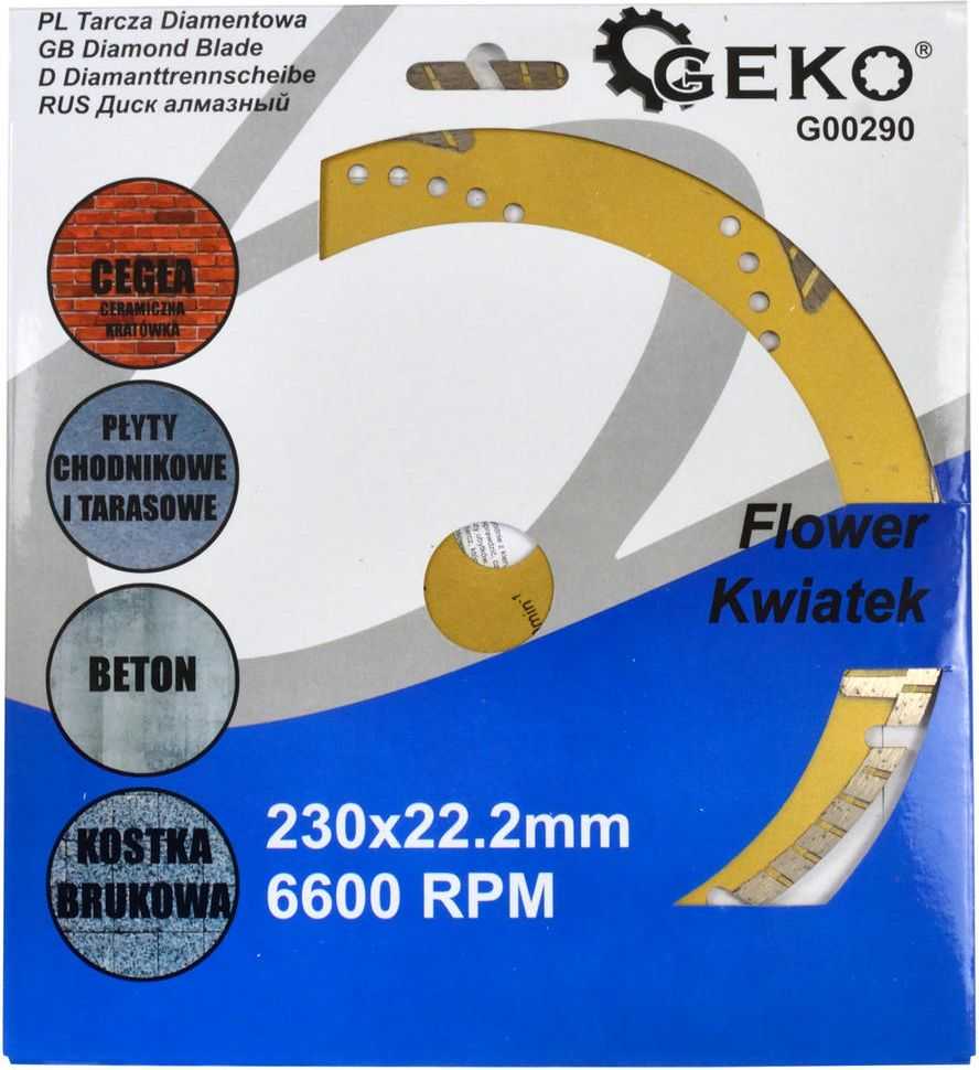 Geko tarcza diamentowa 230mm ''flower'' (G00290)