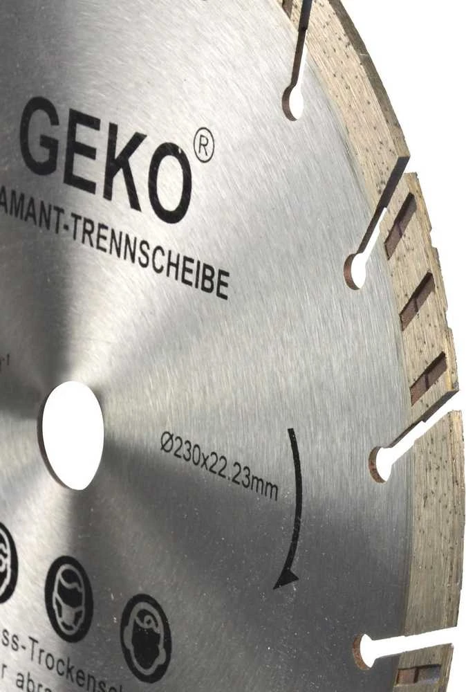Geko deimantinis diskas 230 mm pilkas lazeris (G00223)