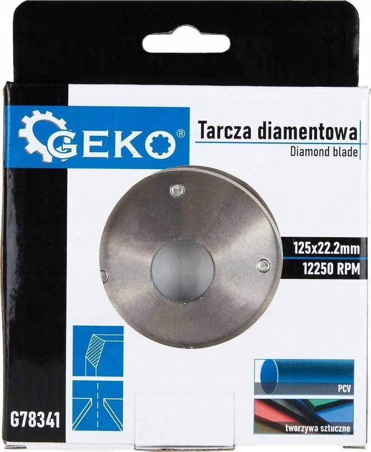 Geko Deimantinis diskas PVC vamzdžių pjovimui ir fazavimui 125 mm (50)