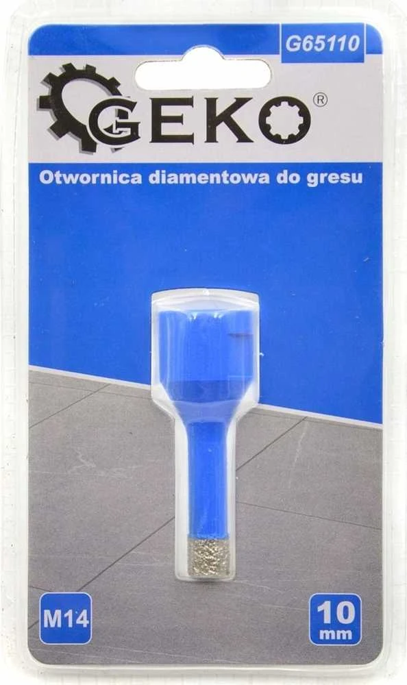 Grąžtas Geko deimantinis pjūklas akmens masės dirbiniams 10 mm M14 (50/100)