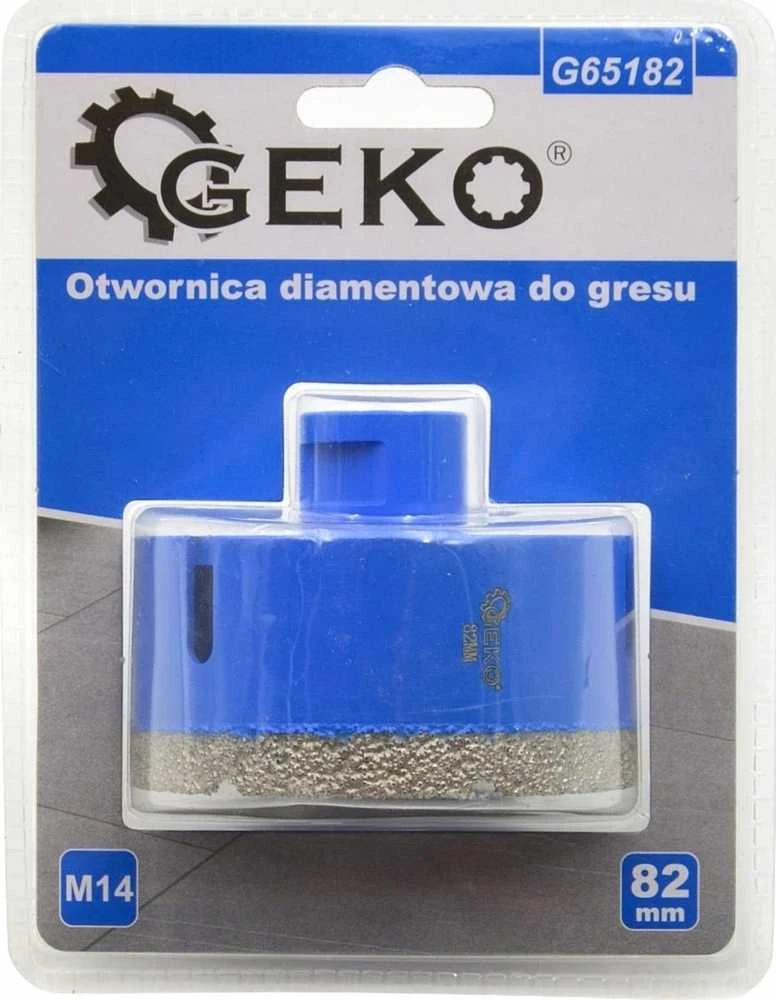 Grąžtas Geko Deimantinis pjūklas akmens masės dirbiniams 82mm M14 (10)
