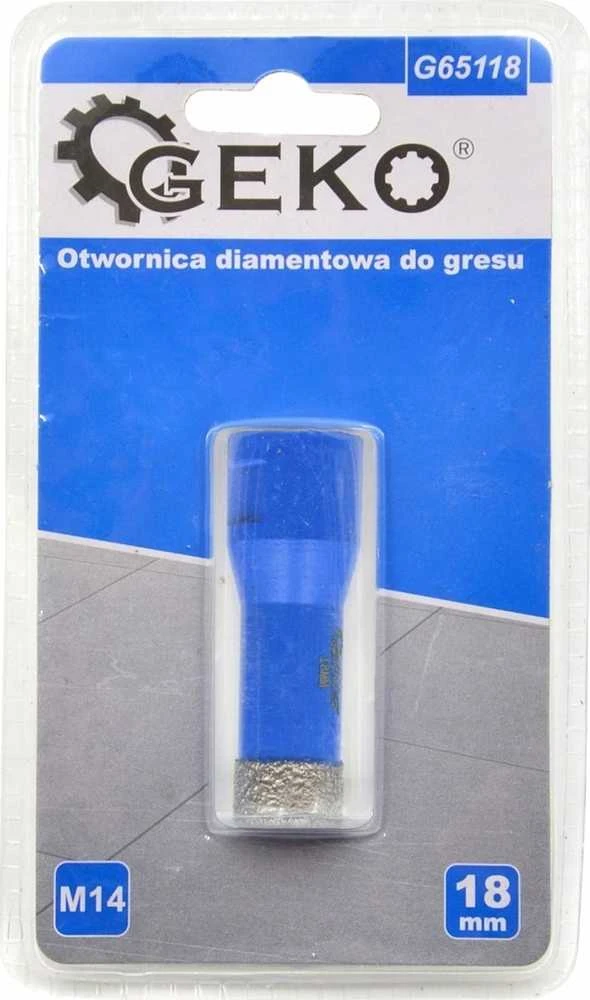 Grąžtas Geko Deimantinis skylių pjūklas akmens masės dirbiniams 18mm M14 (50)