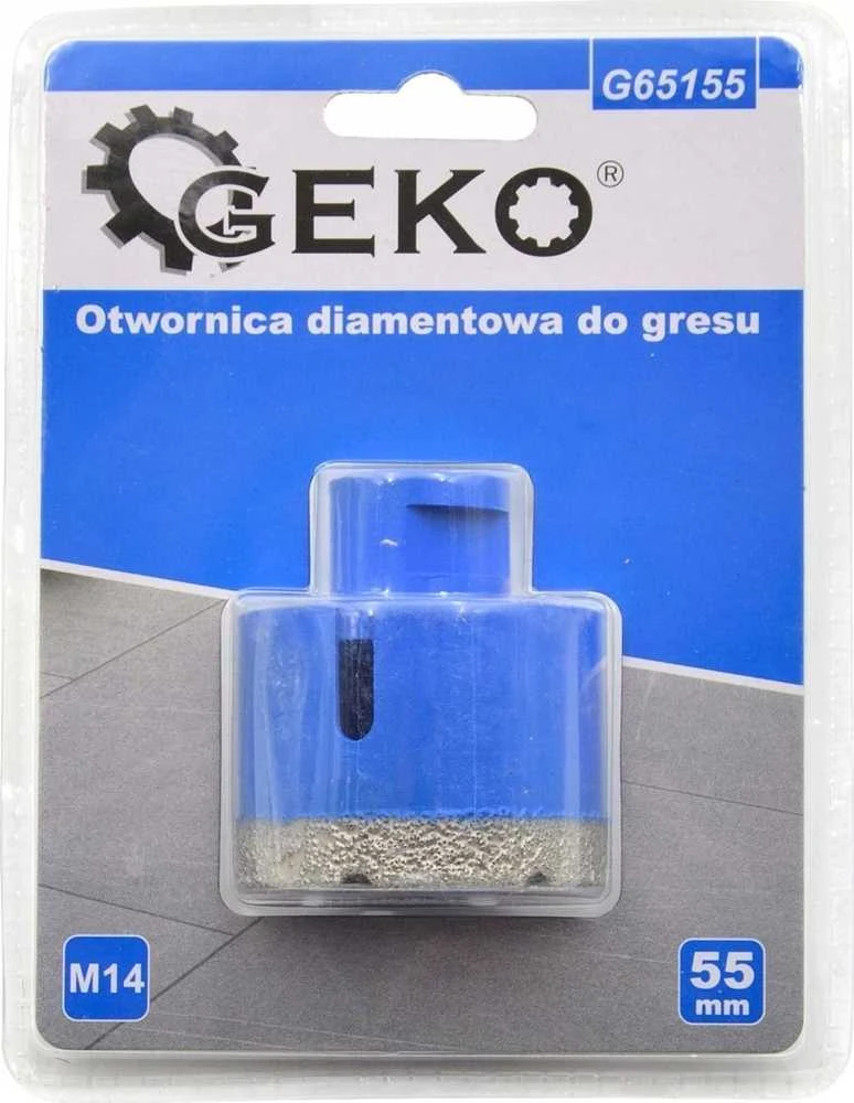 Grąžtas Geko Deimantinis skylių pjūklas keramikos dirbiniams 55 mm M14 (20)