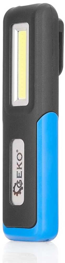 Geko Dirbtuvių lempa 3W+3W LED COB 1200mAh su laikikliu ir magnetu (48)
