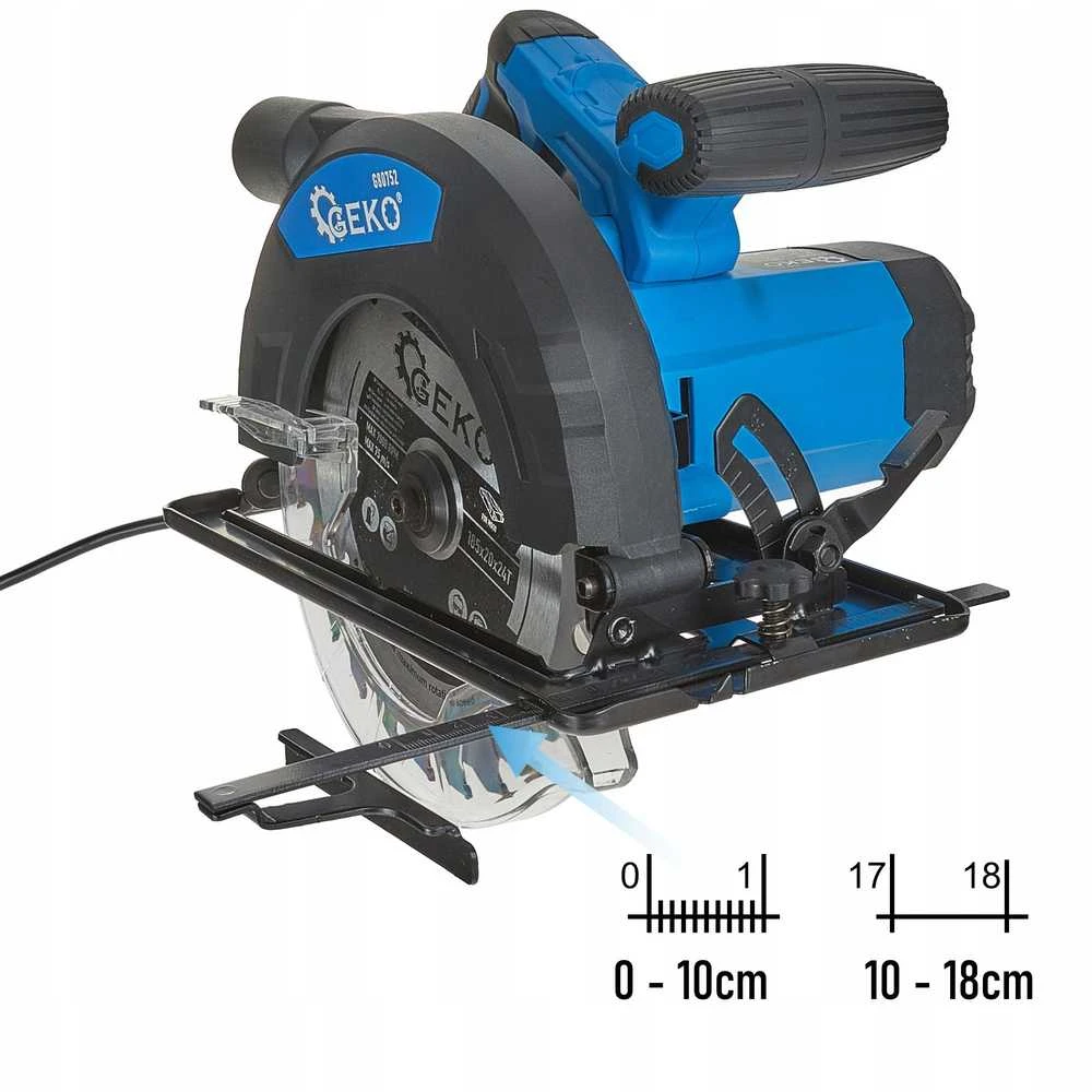 diskinis pjūklas Geko diskinis pjūklas 1200W 185mm (2)