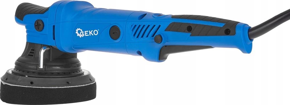Geko DUAL ACTION automobilių poliruoklis su reguliuojamu 150 mm PREMIUM + 4 kempinių rinkinys (4)