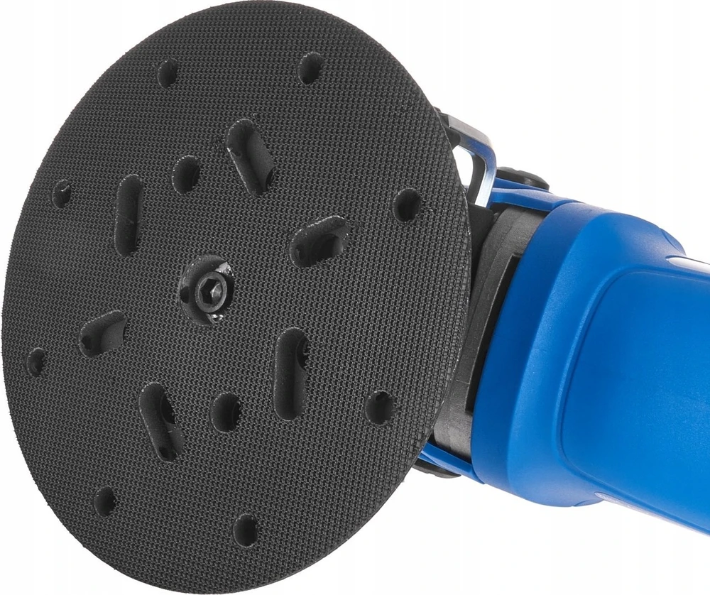 Geko DUAL ACTION automobilių poliruoklis su reguliuojamu 150 mm PREMIUM + 4 kempinių rinkinys (4)