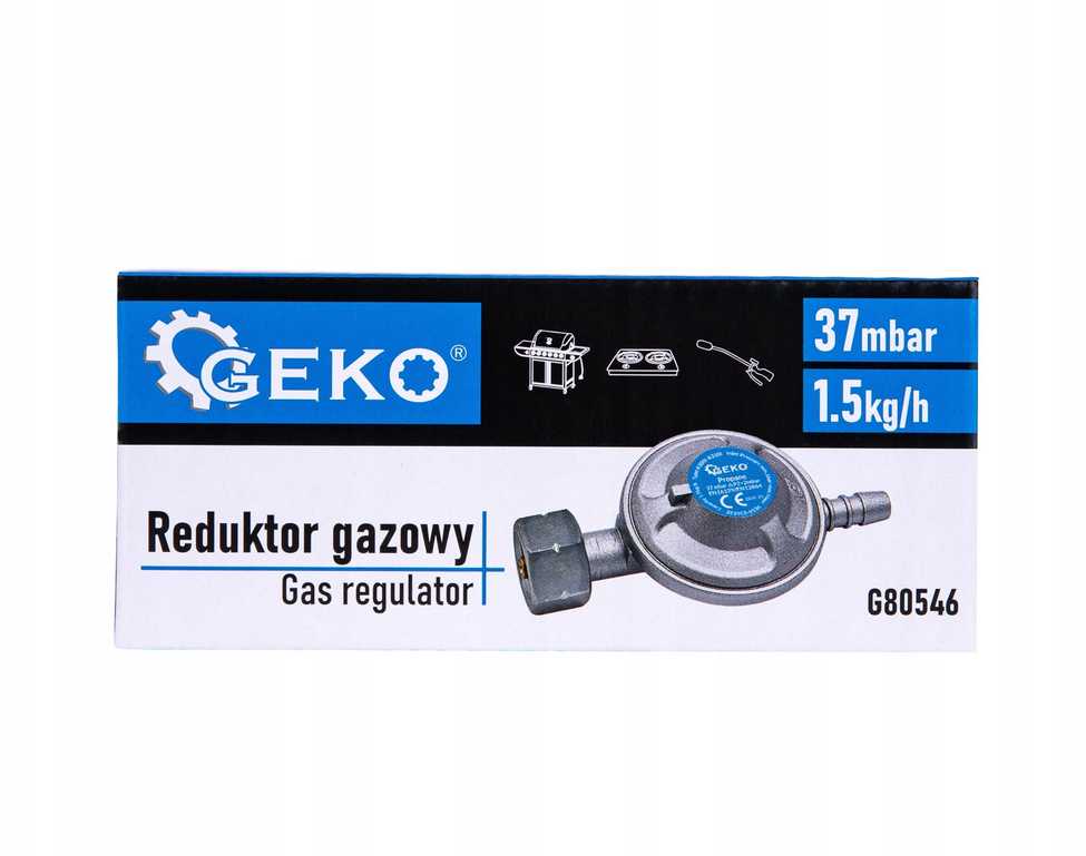 Geko Dujų reduktorius 37mbar 1.5kg/h (50)
