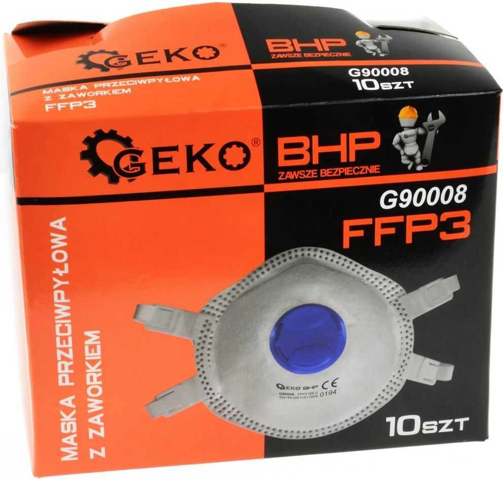 Respiratorius su vožtuvu FFP3 GEKO G90008