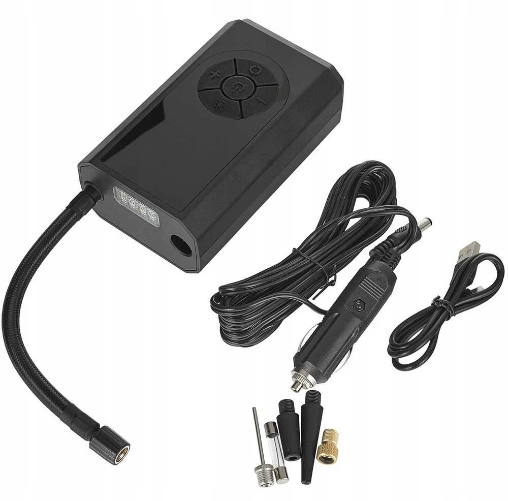 kompresorius automobilinis Geko kompresorius rowerowy/automobilinis 4000mAh 84W (30)