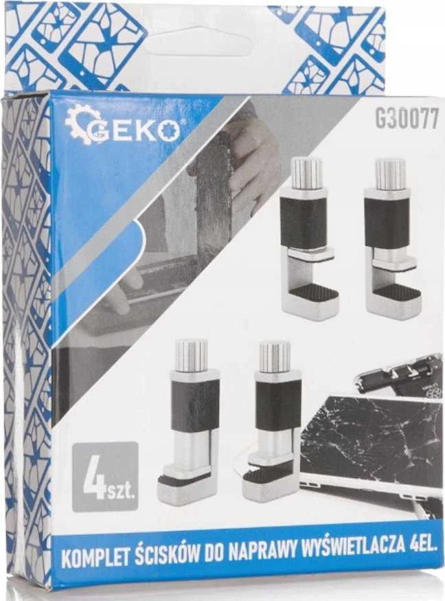 Geko 4 ekrano remonto spaustukų rinkinys (G30077)