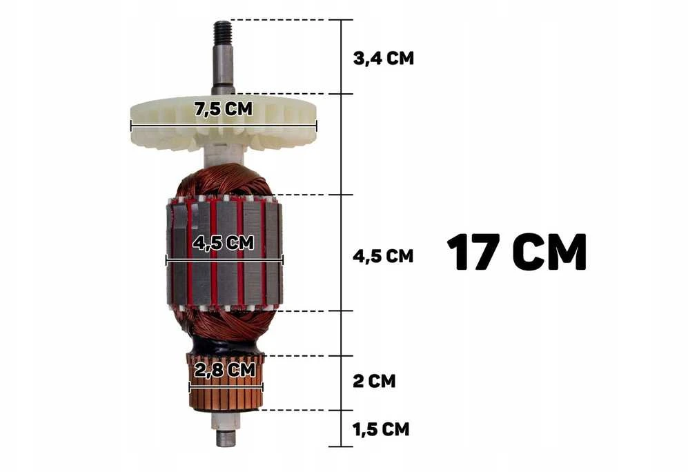 Geko Elektrinio grandininio pjūklo rotorius (side engine) 2400W (1)