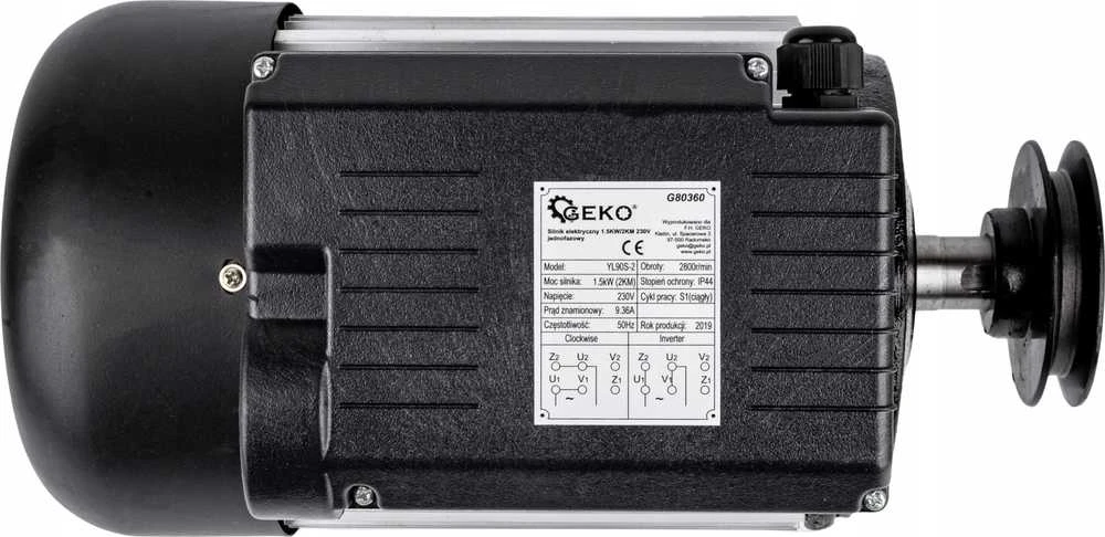 Geko Elektrinis variklis 1,5 kW / 2 km 230 V 1 fazė (1)