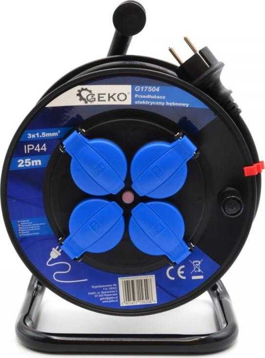 Geko ELEKTROS pratęsimo kabelis 3X1.5MM2 25M IP44 (1) G17504 GEKO