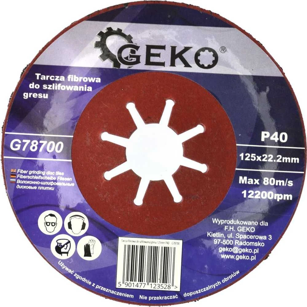 GEKO DISKAS GRESUI ŠLIFUOTI 125 P 40