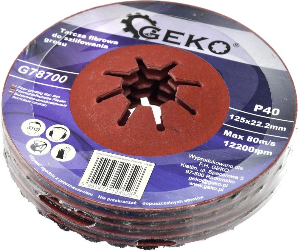 GEKO DISKAS GRESUI ŠLIFUOTI 125 P 40