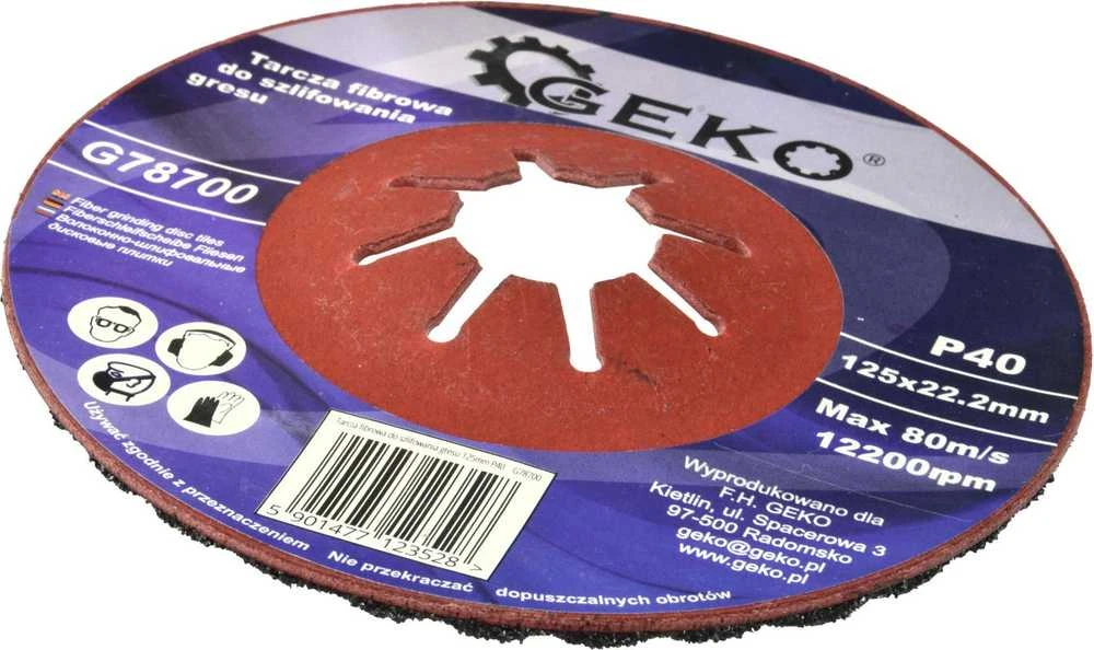GEKO DISKAS GRESUI ŠLIFUOTI 125 P 40