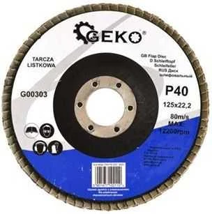 Geko Flap diskas 125 mm P40 (10/200)