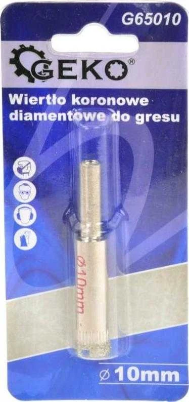 Grąžtas Geko grąžtai KORONOWE DIAMENTOWE DO GRESU 10MM (1/40) G65010 GEKO