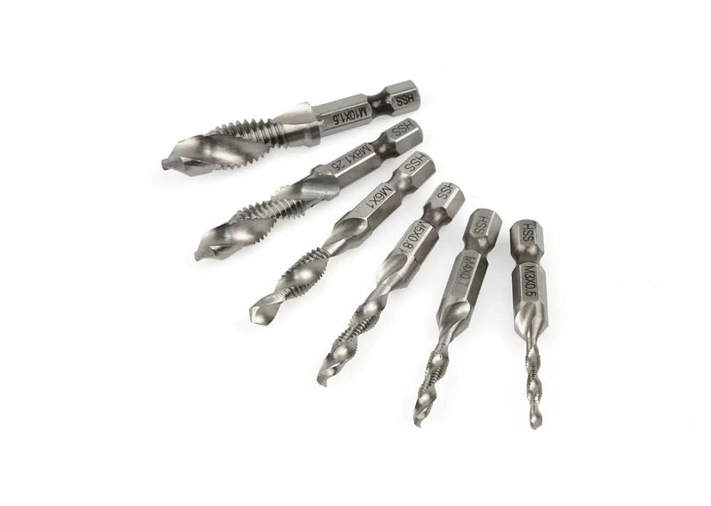 Geko Sriegimo grąžtų rinkinys HSS M3-M10 6 vnt. (100)