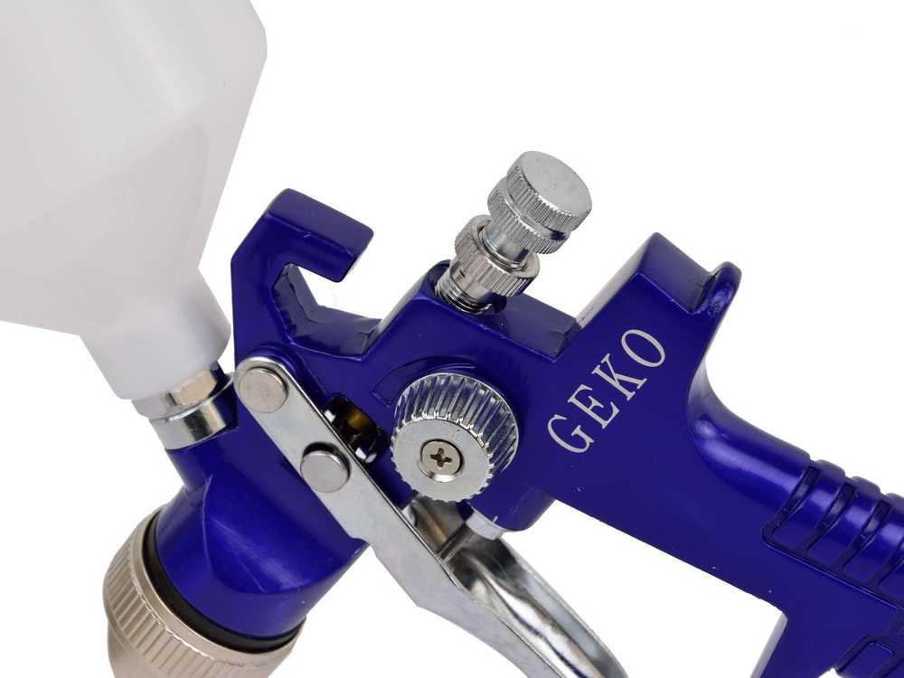 Geko HVLP 1,4 mm dažų pistoletas + reduktorius (20)