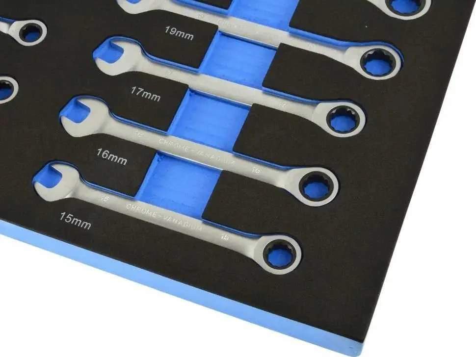 Geko Įdėklas - terkšlinių raktų rinkinys, 13 vnt. 8–22 mm (6)