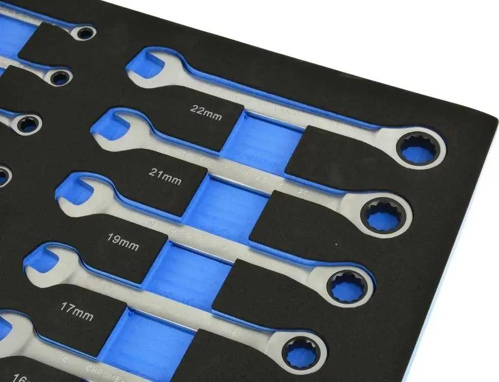 Geko Įdėklas - terkšlinių raktų rinkinys, 13 vnt. 8–22 mm (6)