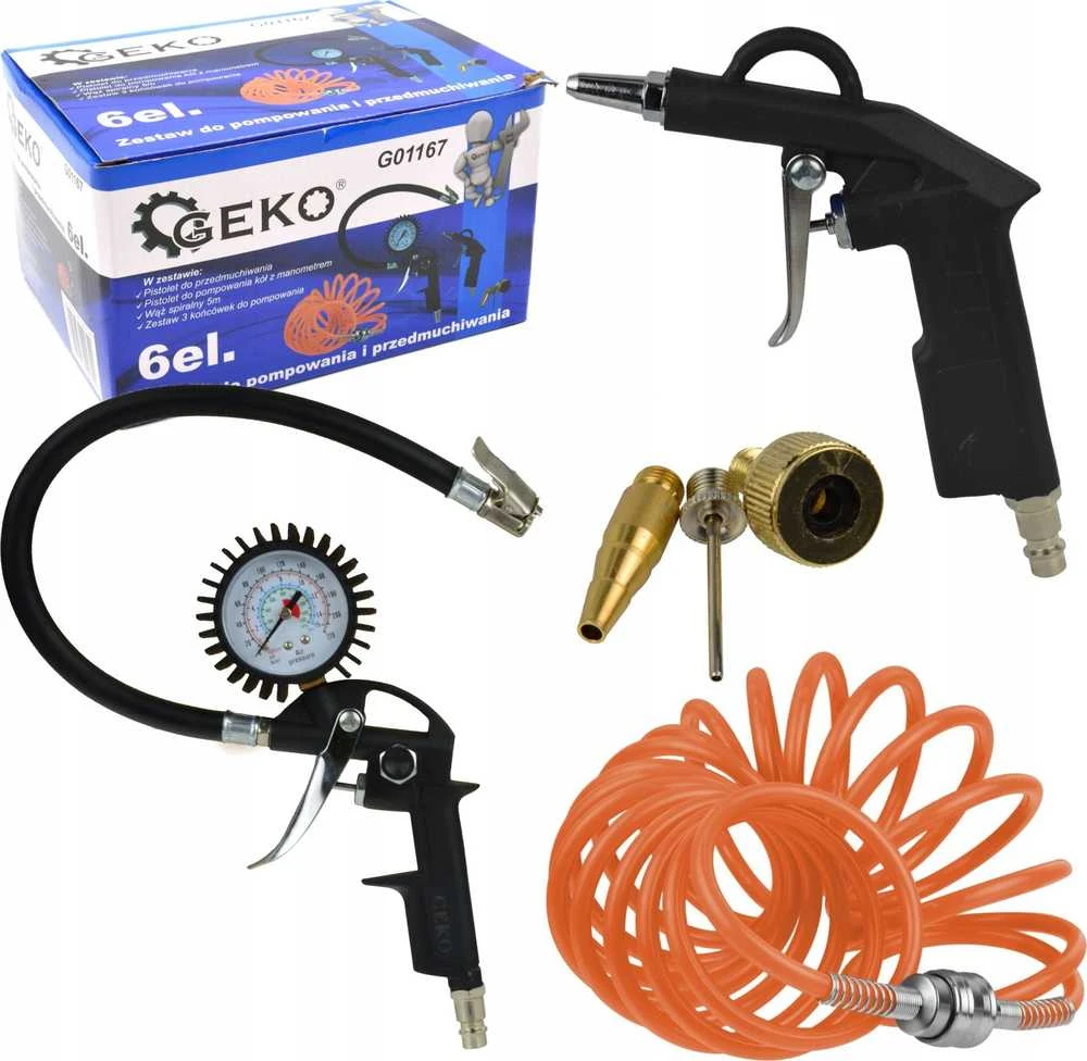 Rinkinys oro kompresoriui 6 vnt. GEKO G01167