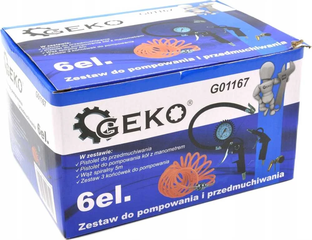 Rinkinys oro kompresoriui 6 vnt. GEKO G01167