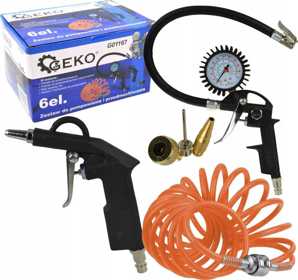 Rinkinys oro kompresoriui 6 vnt. GEKO G01167