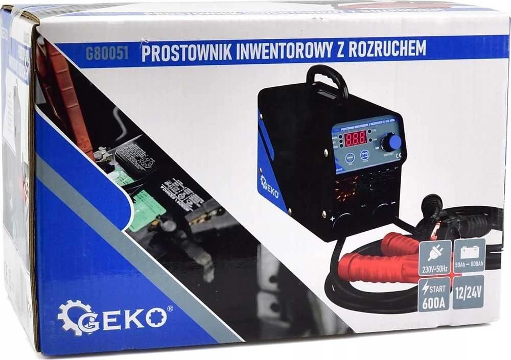 Geko Keitiklio lygintuvas su paleidimu 12-24V 600A (1)