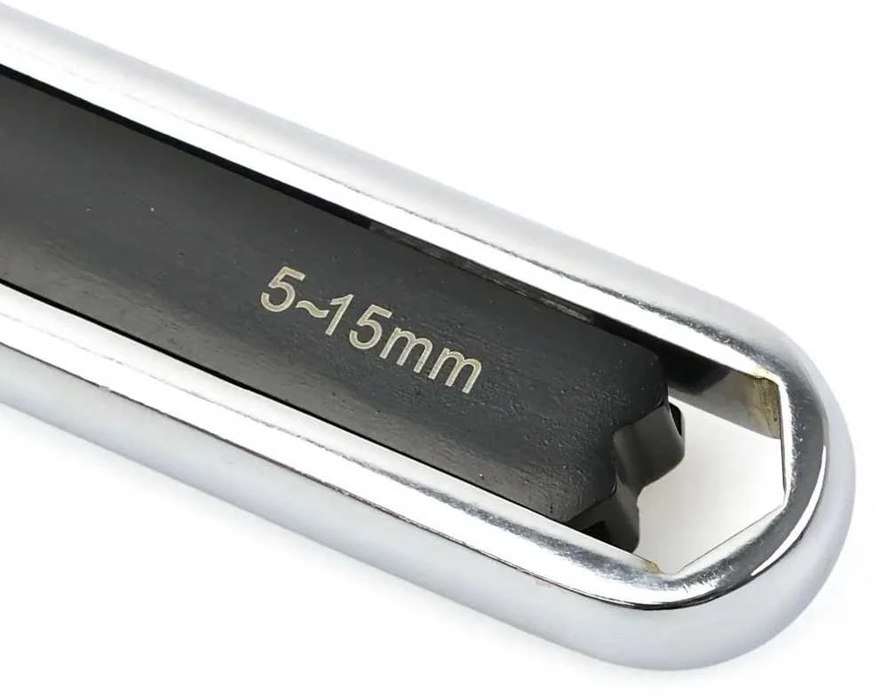 Dvikilpis raktas Geko U15028; 5-27 mm; 5-15 mm