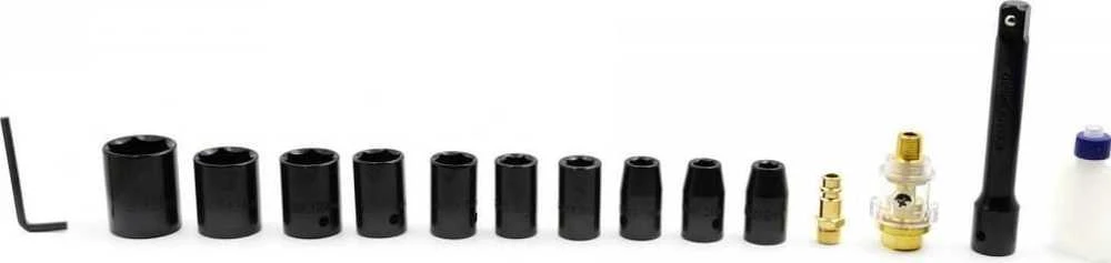 Geko KLUCZ pneumatinis UDAROWY Z NASADKAMI 1/2" (5) G03180 GEKO