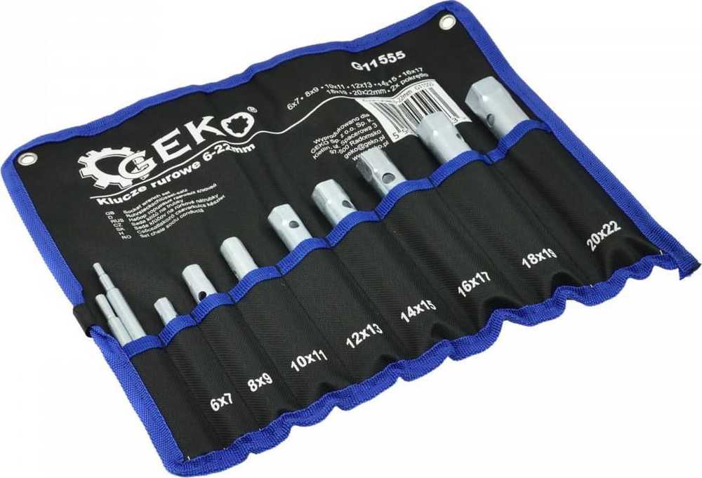 Geko KLUCZE RUROWE 6-22MM (12/24) G11555 GEKO