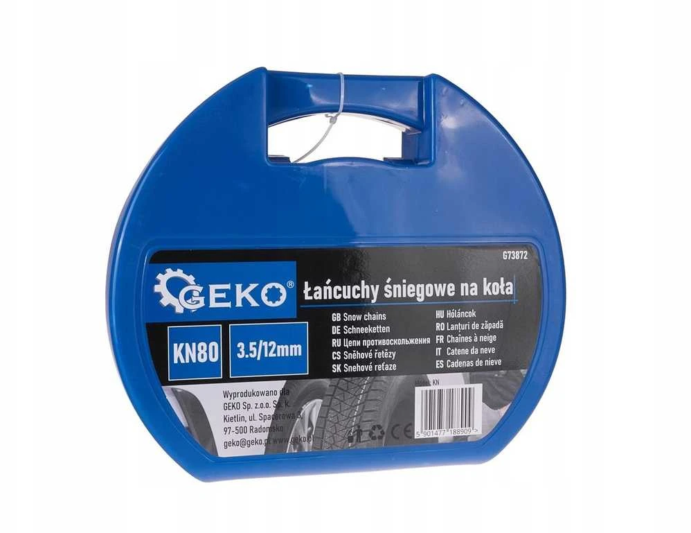 Geko KN80 3,5/12 mm sniego grandinės (5)