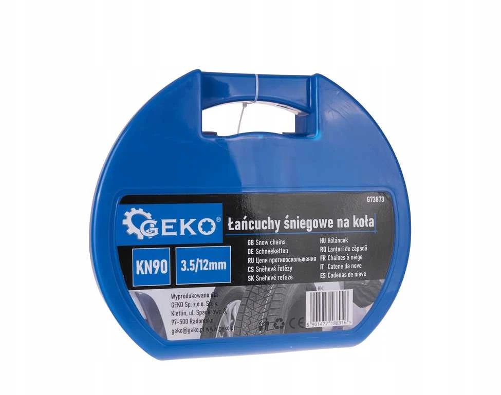 Geko KN90 3,5/12 mm sniego grandinės (5)