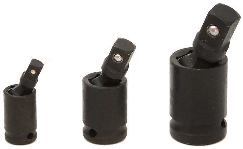 Geko 3 dalių šarnyrinių jungčių rinkinys 1/4" 3/8" 1/2" CR-Mo (60)